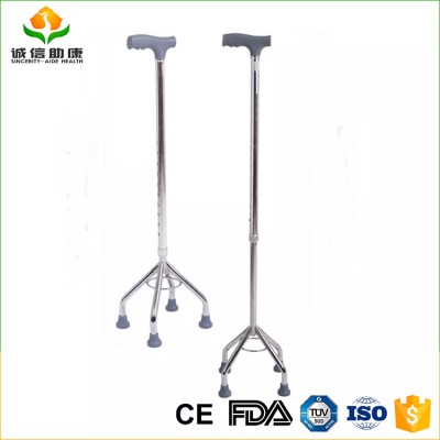 Old People Standing Height can adjustable(10 files) disable walking stick For elder and handicapped or patient