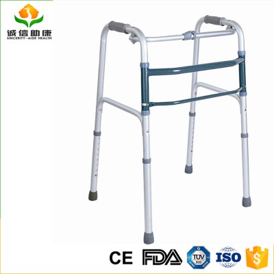 Mechanical medical equipment walkers with height adjustment