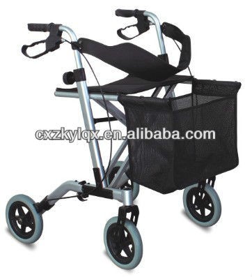 Aluminum Foldable rollator/walking aid /lightweight rollator