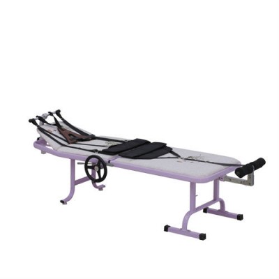 Cervical and lumbar traction bed B07