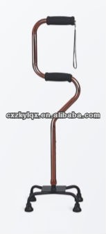 Adjustable aluminum walking cane GZ9242L for disabled or elderly people