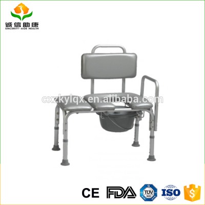 Good quality aluminum padded seat medical stool shower chairs for disabled