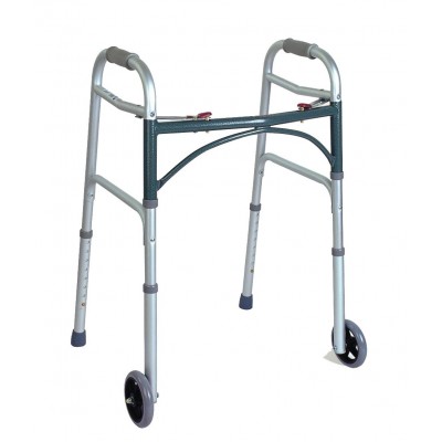 aluminum folding walker with wheels 715L-5