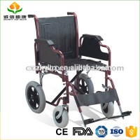 High quality transport bucket seat lightweight aluminum manual small wheels wheelchair LY841 China cheap price for sale